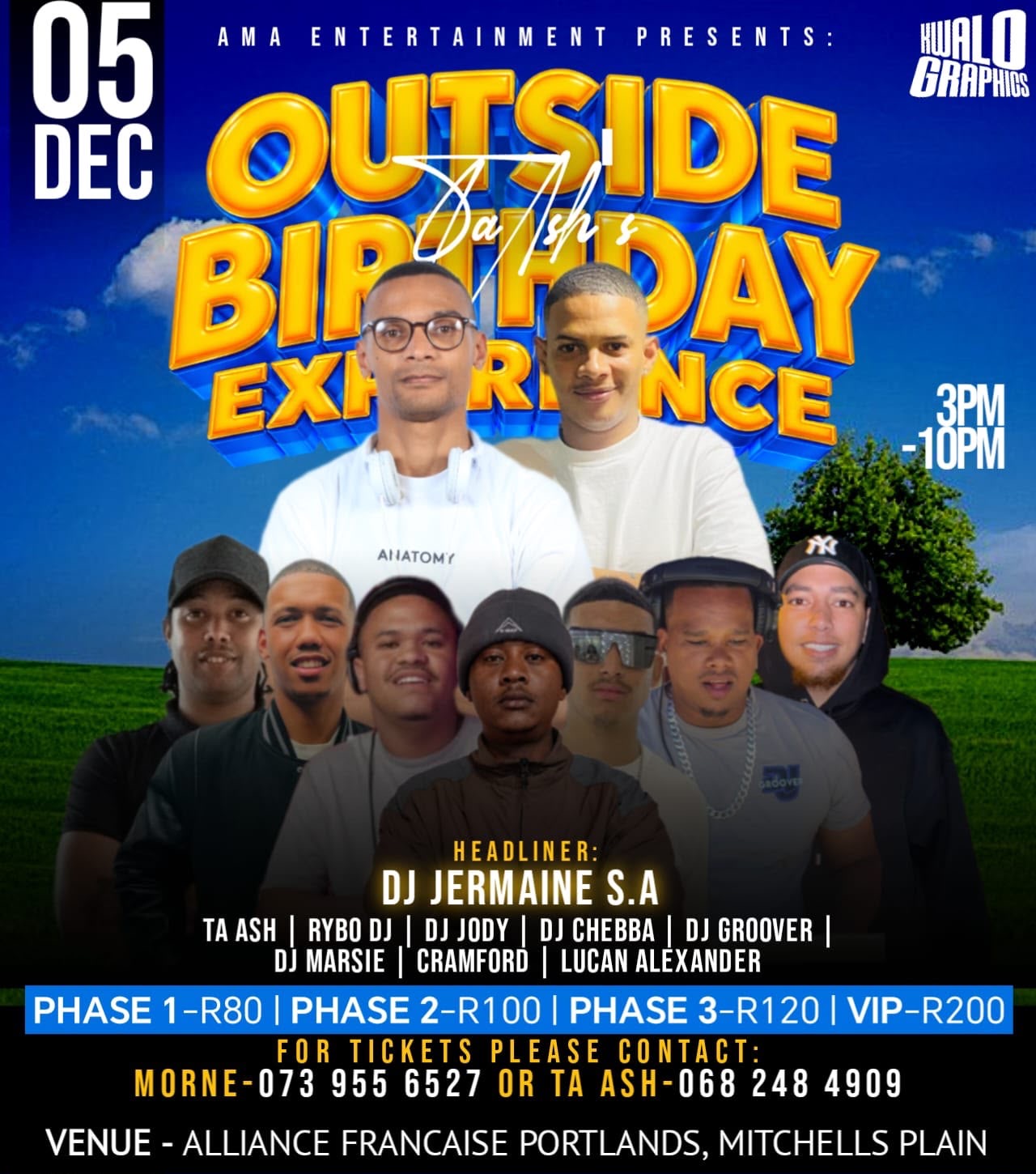 AMA Entertainment presents Ta Ash Outdoor Birthday Experience