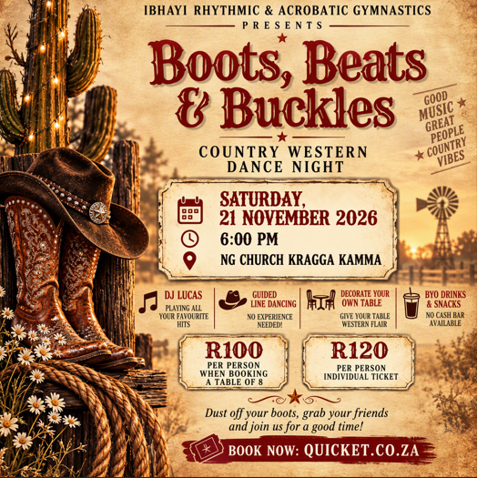 Boots, Beats & Buckles - Country Western Dance Night