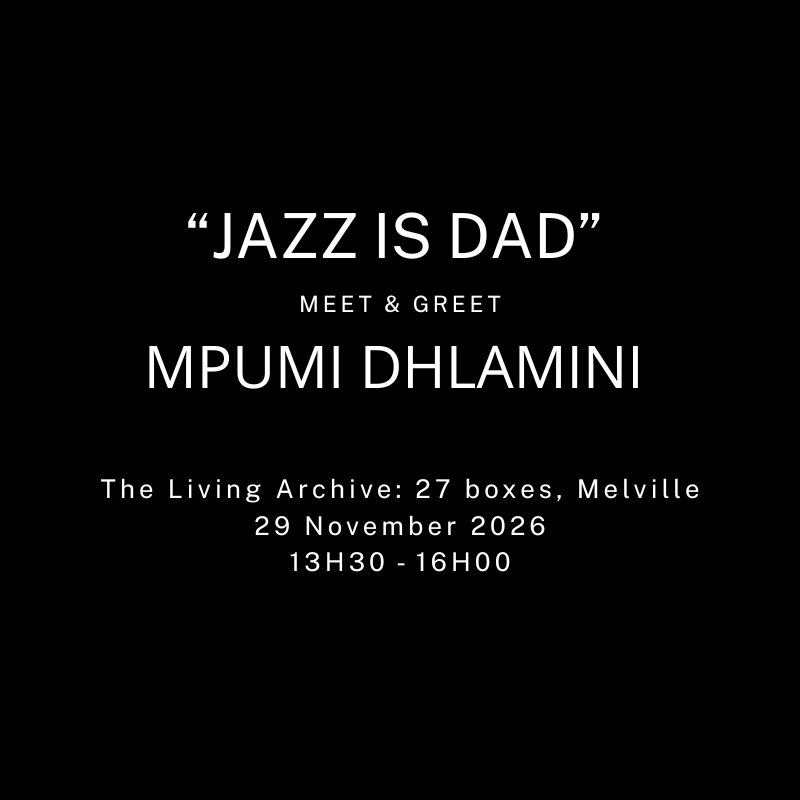 JAZZ IS DAD: MPUMI DHLAMINI: MEET & GREET LIVE PERFORMANCE