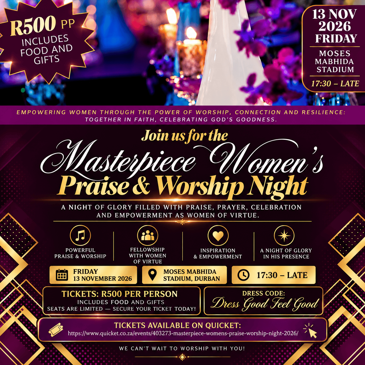 Masterpiece Women's Praise & Worship Night 2026