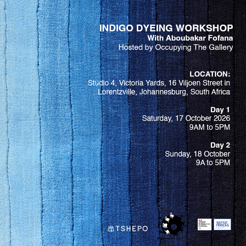 INDIGO DYING WORKSHOP with Aboubaka Fofana