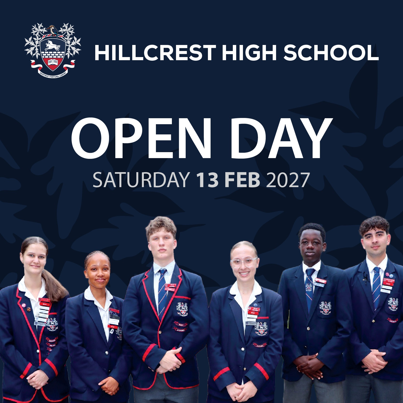 Hillcrest High School Open Day 2027