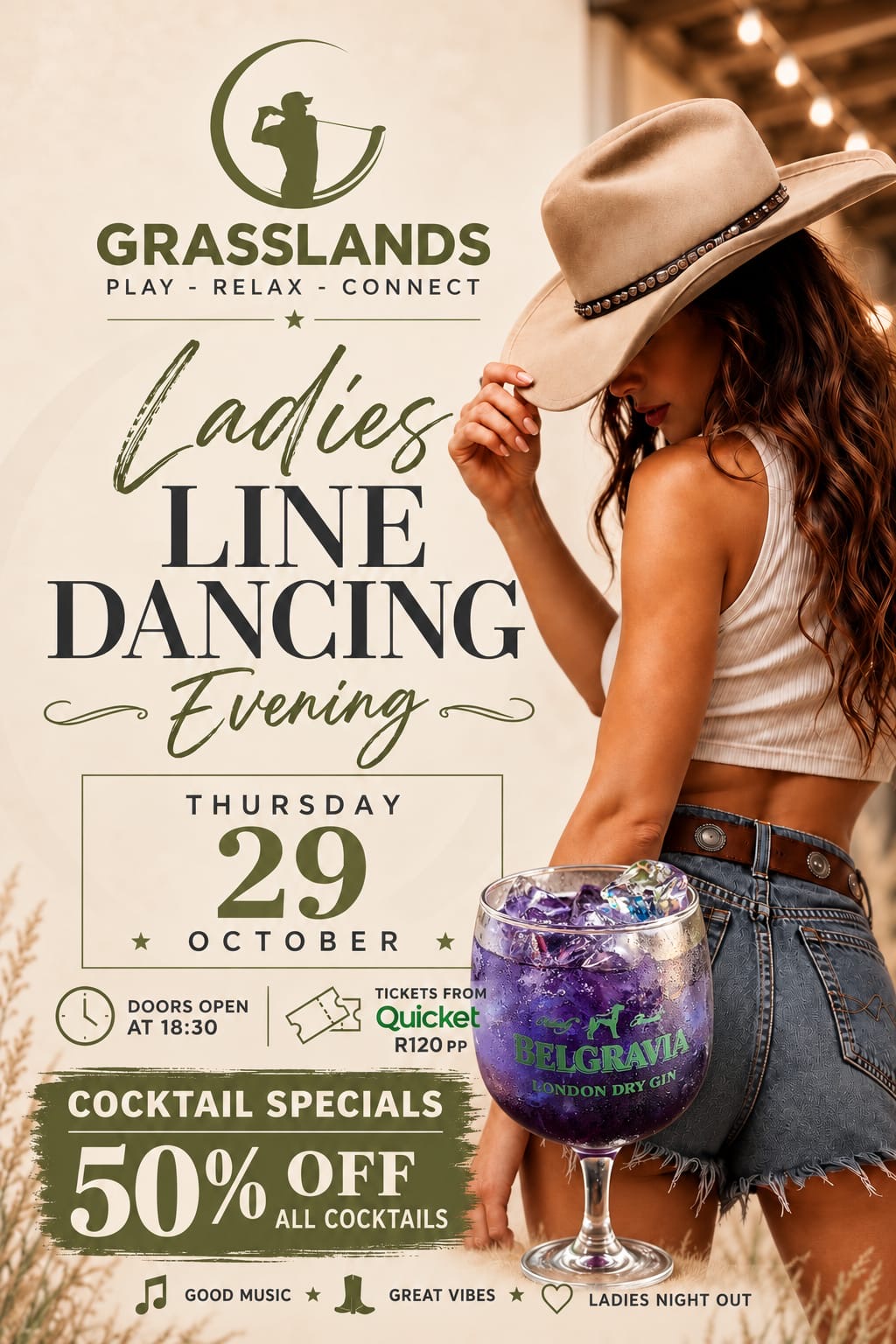 Ladies Line Dancing Evening