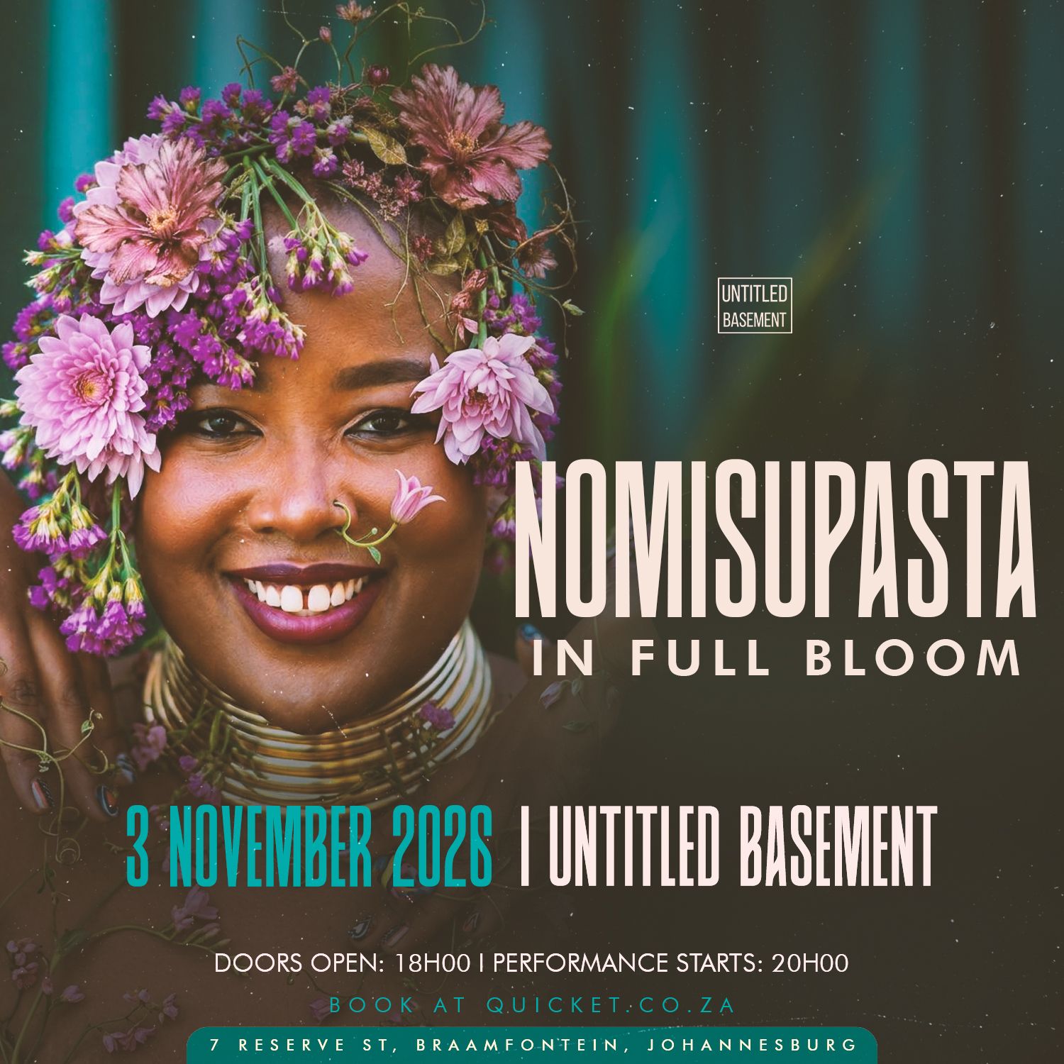 Untitled Basement presents: NOMISUPASTA - IN FULL BLOOM