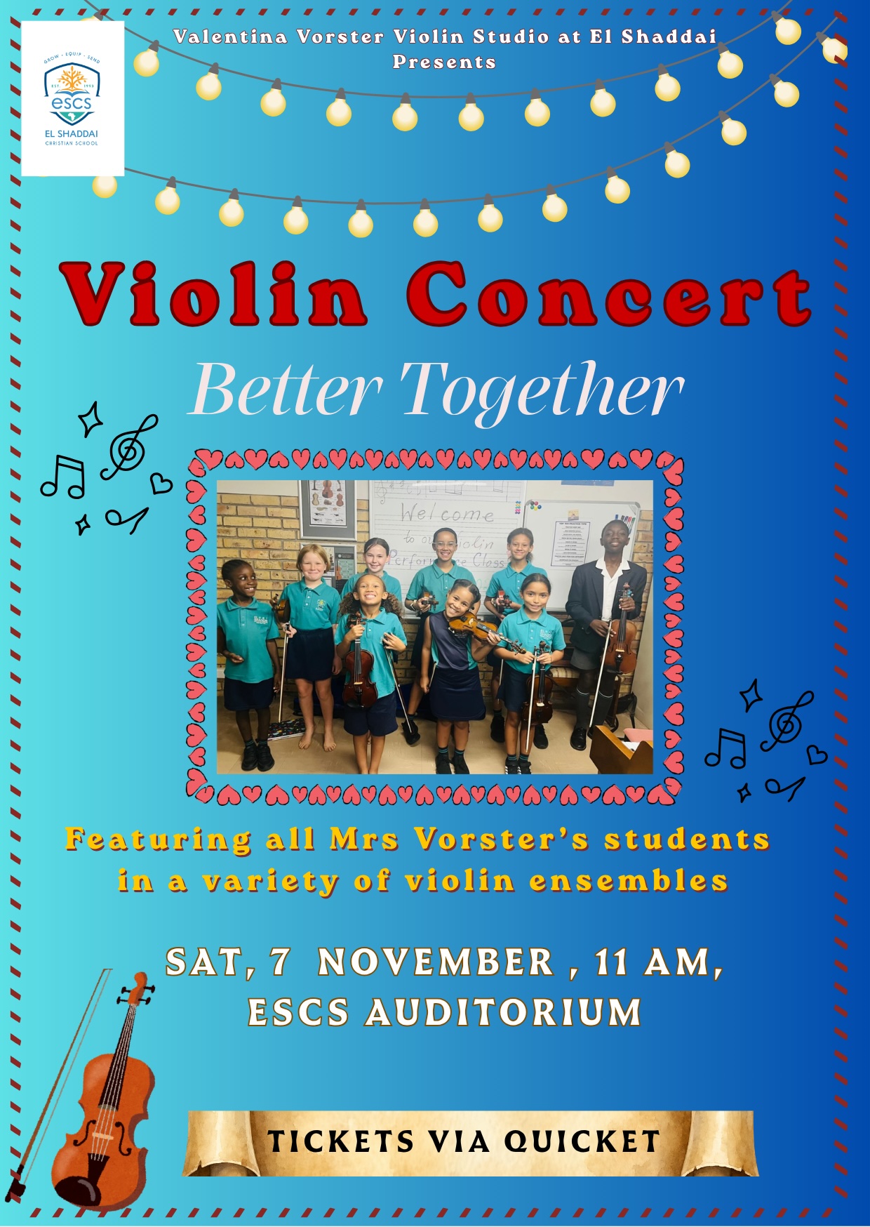 Better Together- Annual Violin Class Concert