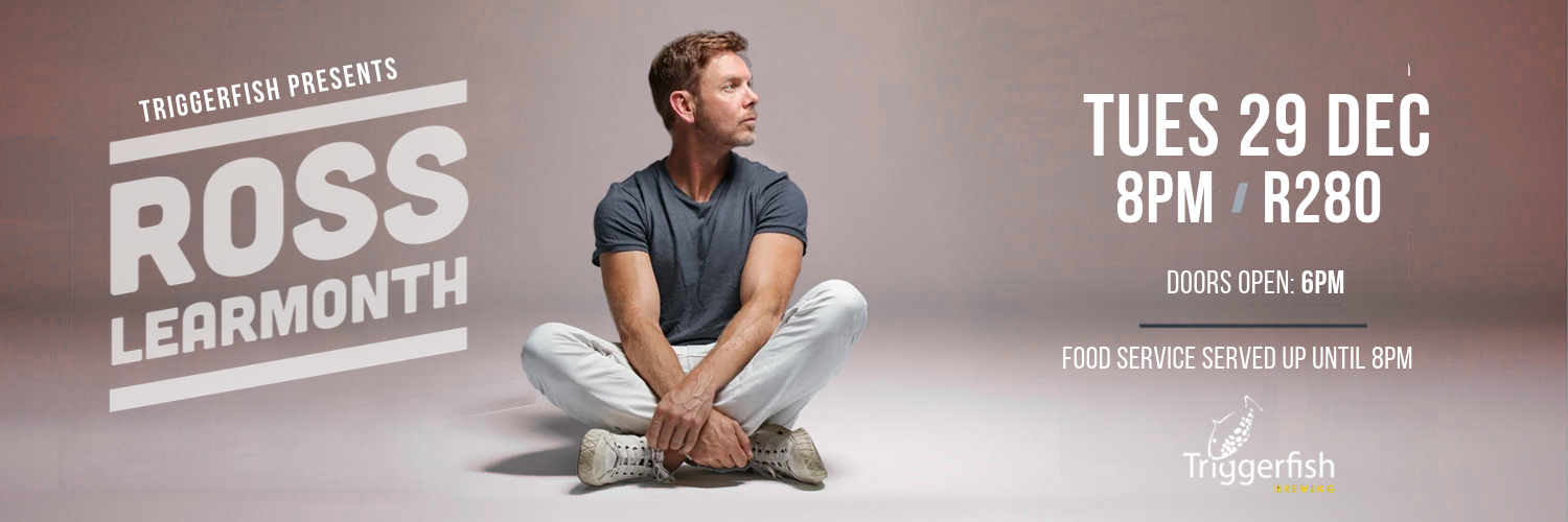 Ross Learmonth live at Triggerfish Brewing this December 2026