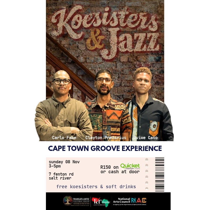 Sunday Afternoon: Koesisters & Jazz with Cape Town Groove Experience CPF Trio