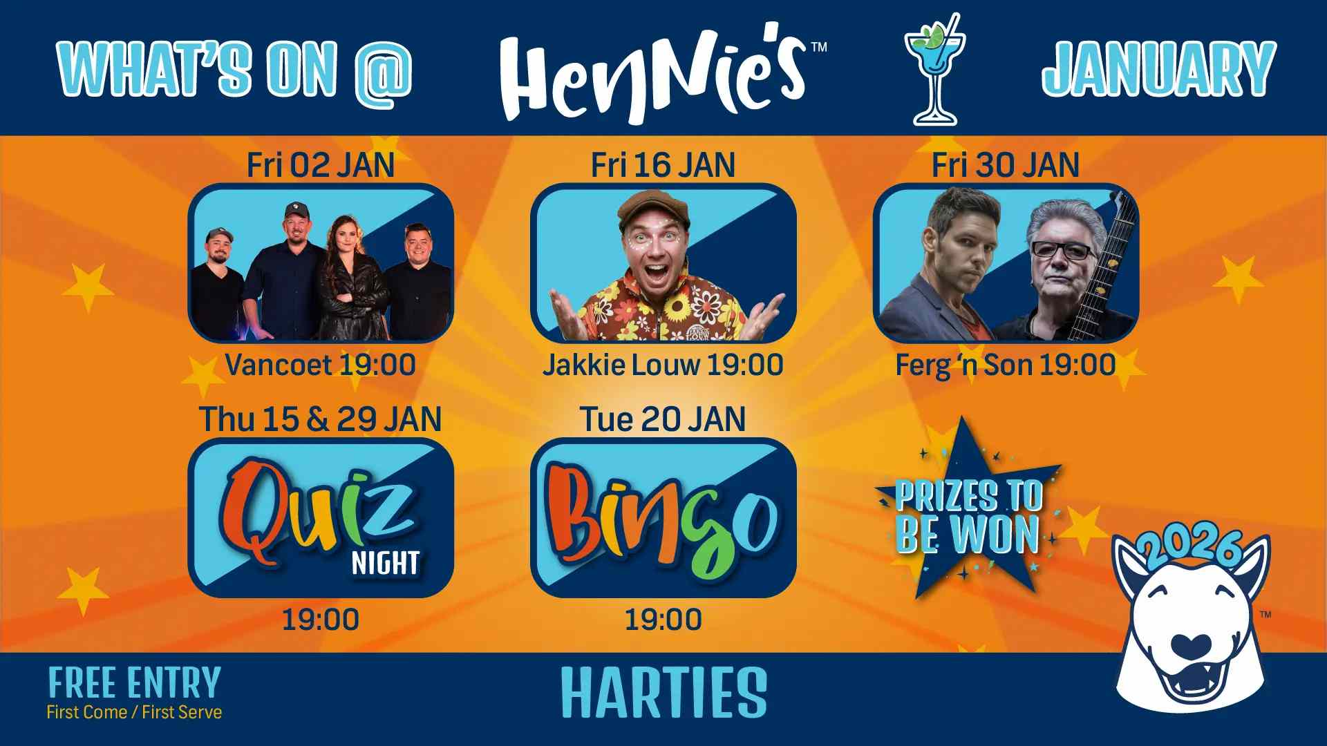Jakkie Louw @ Hennie's Harties 16 Jan