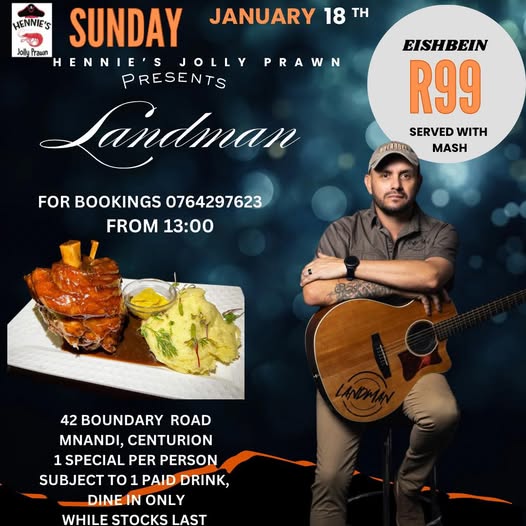 Landman @ Hennie's Jolly Prawn 18 Jan