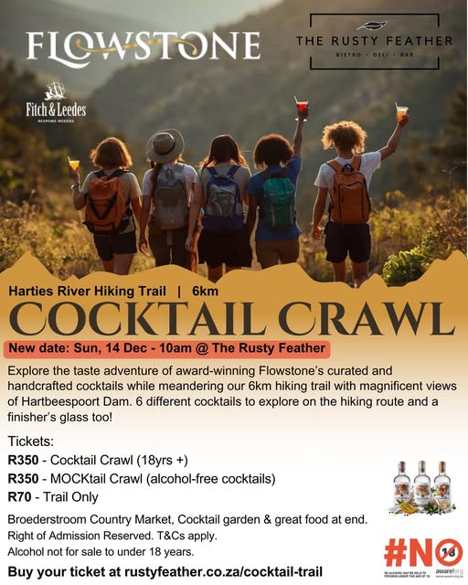 The Flowstone Cocktail Crawl @ Rusty Feather Harties 14 Dec