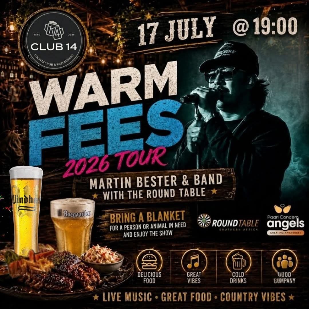 Martin Bester @ Club 14 · Centurion 17 Jul