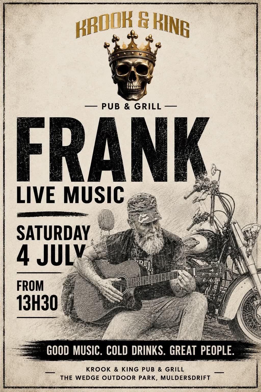 Frank @ Krook & King Pub & Grill 4 Jul