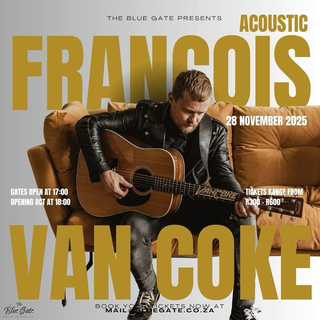 Francois van Coke @ The Blue Gate 28 Oct