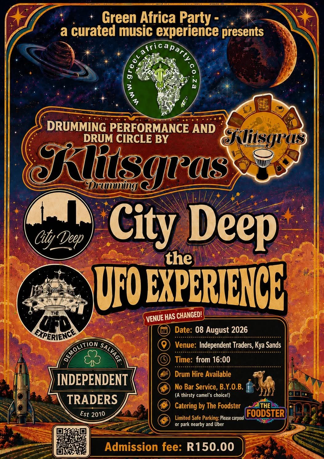 The UFO Experience @ Independent Traders, Kya Sands 8 Aug
