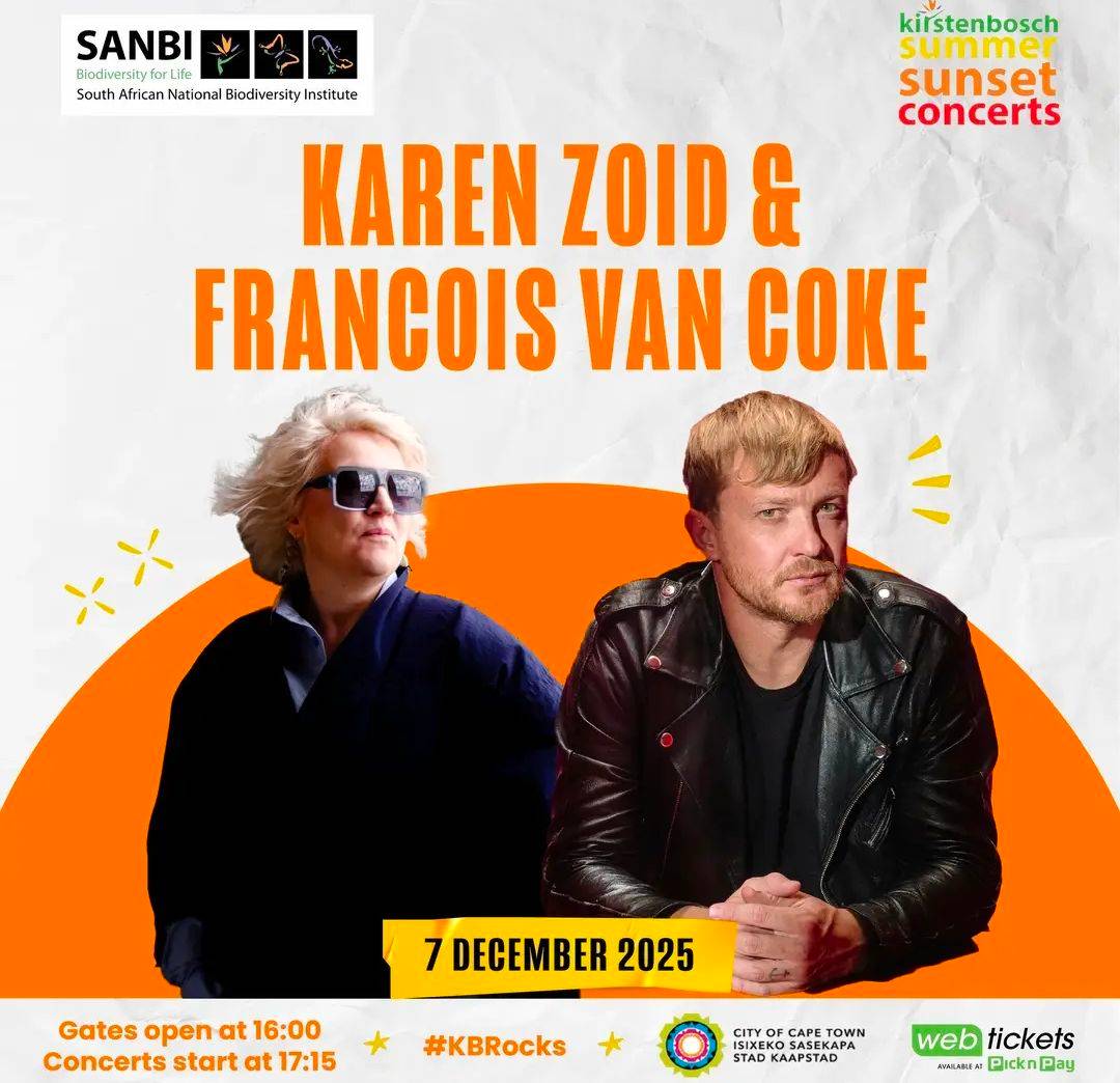 Karen Zoid & Francois Van Coke @ Kirstenbosch Gardens 7 Dec
