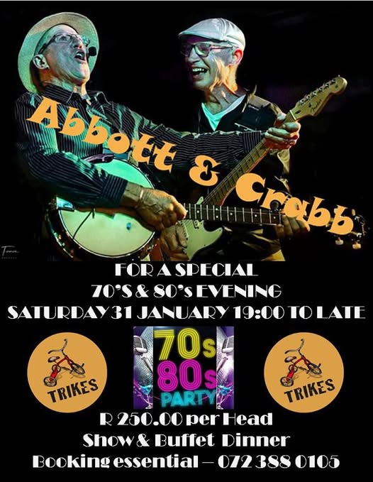 Abbott & Crabb @ Trikes Restaurant 31 Jan