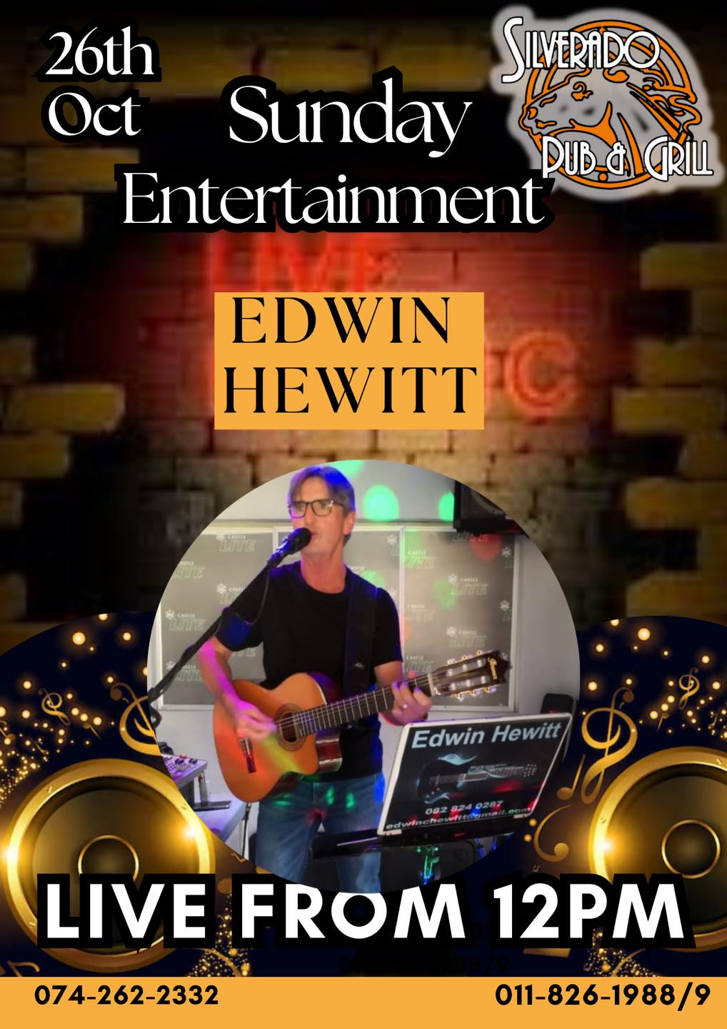 Edwin Hewitt @ Silverado 26 Oct