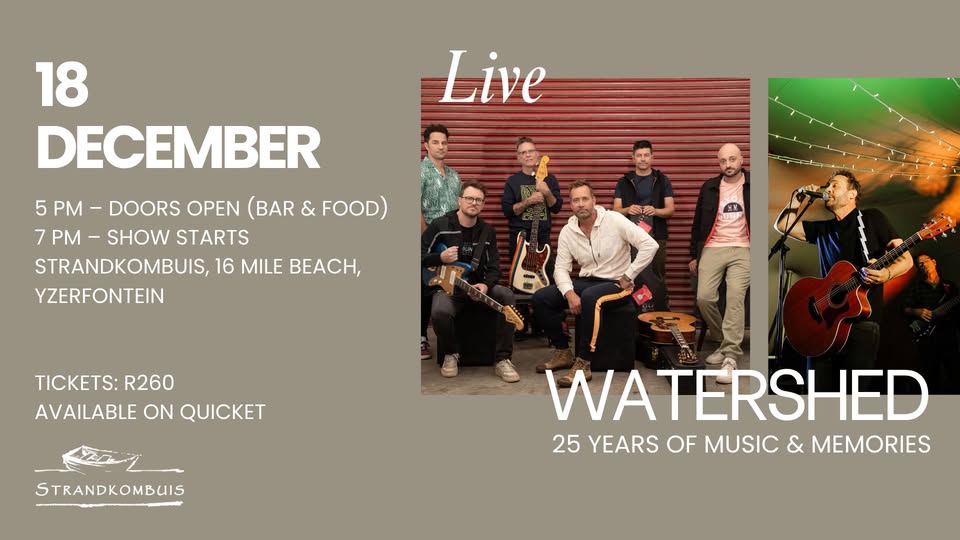 Watershed @ Strandkombuis Yzerfontein 18 Dec