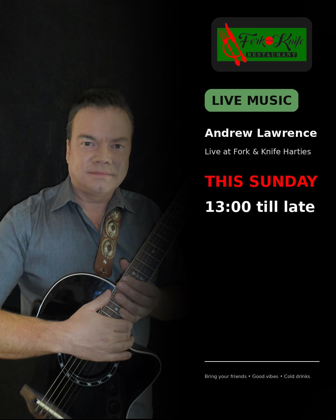 Andrew Lawrence @ Fork & Knife 1 Feb - Image 1