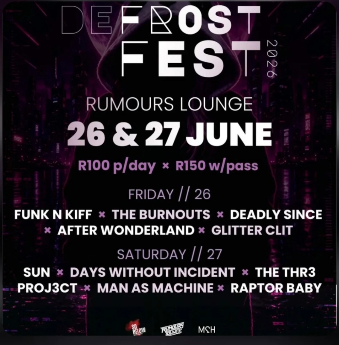 Defrost Fest 2026 @ Rumours Lounge 27 June