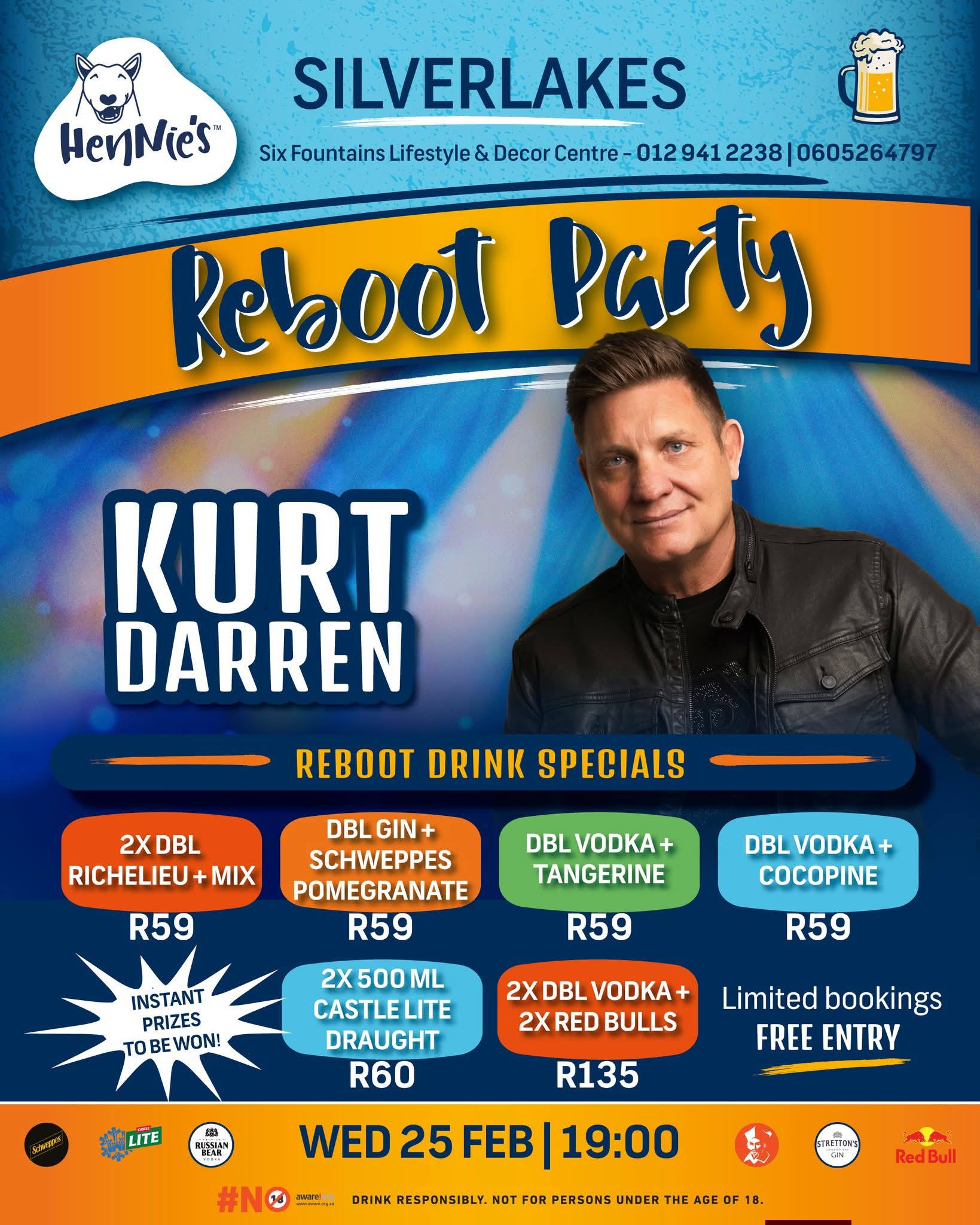 Kurt Darren @ Hennie's Silverlakes 25 Feb