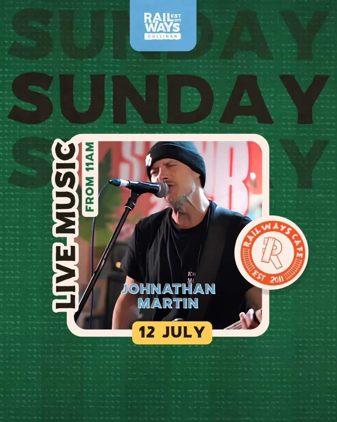 Johnathan Martin @ Railways Cafe Cullinan 12 Jul