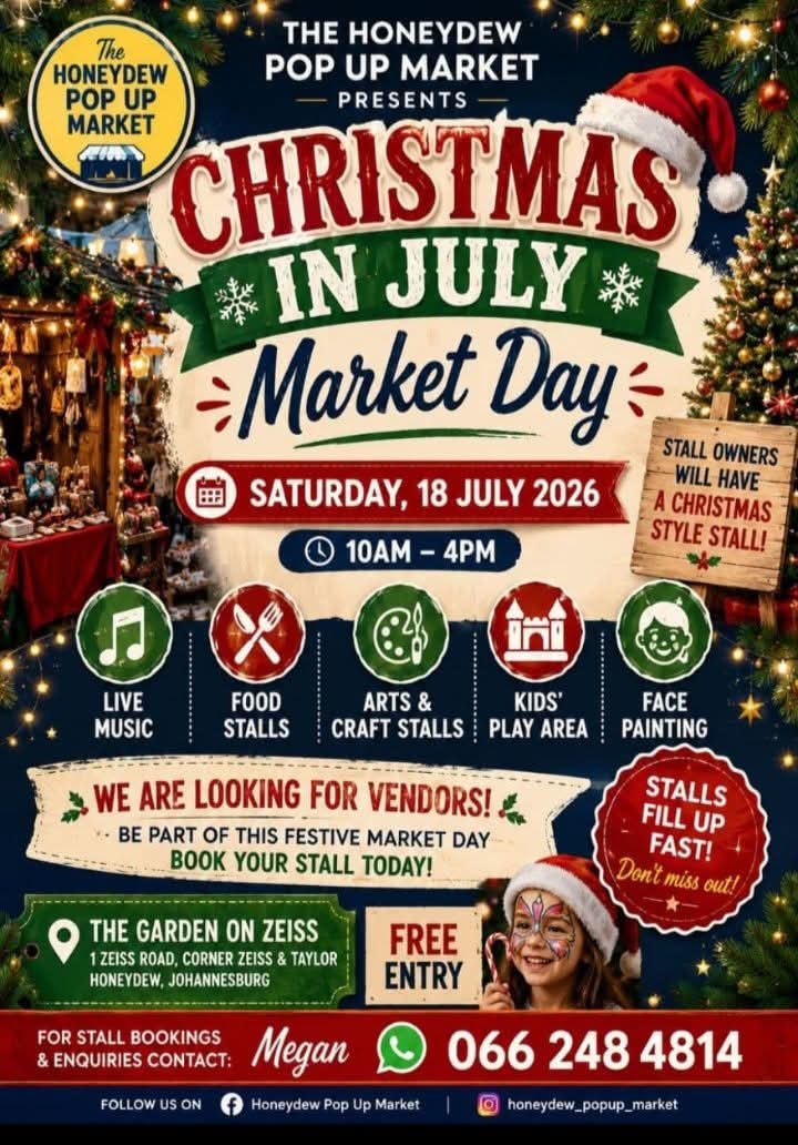 Christmas in July Market Day