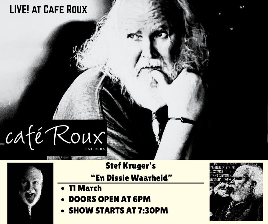 Stef Kruger @ Cafe Roux 11 March - Image 1
