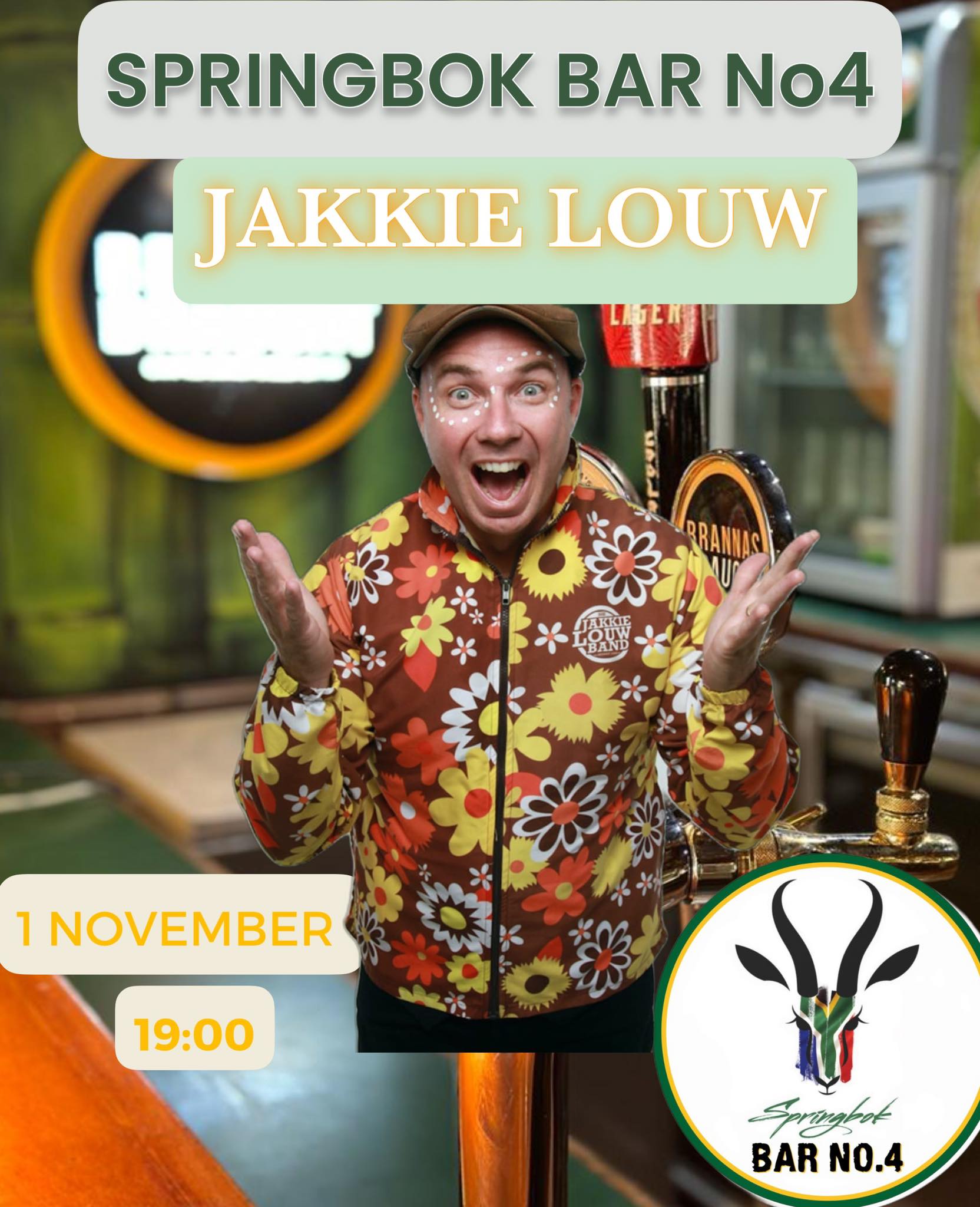 Jakkie Louw @ Springbok Bar No 4,  eMalahleni 1 Nov