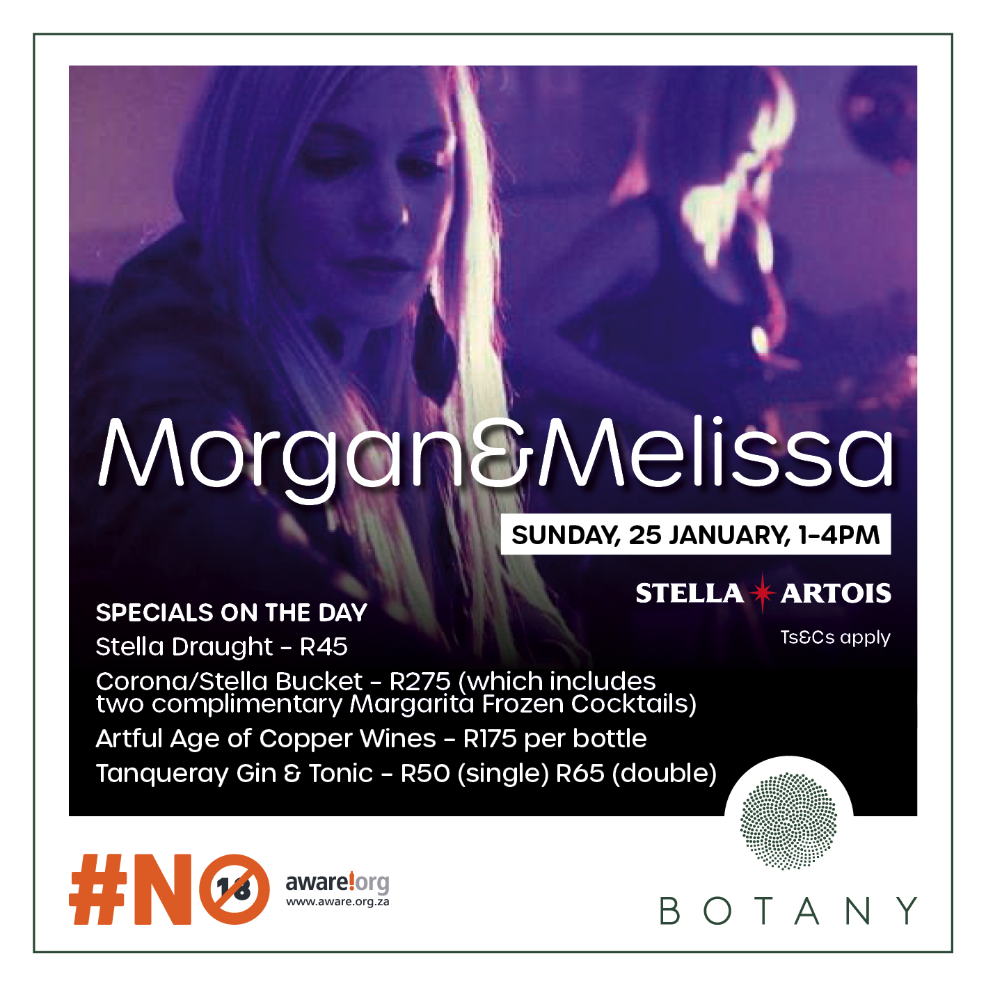 Morgan & Melissa @ Botany Lounge at D'Aria 25 Jan