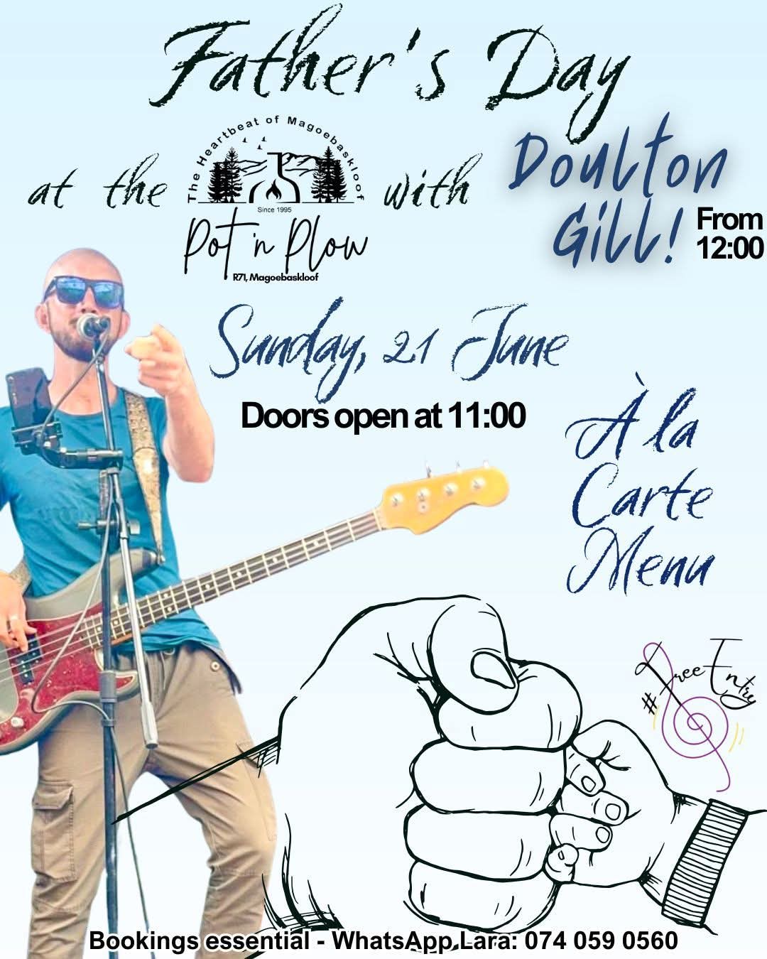 Doulton @ Pot 'n Plow, Magoebaskloof · Magoebaskloof 21 Jun