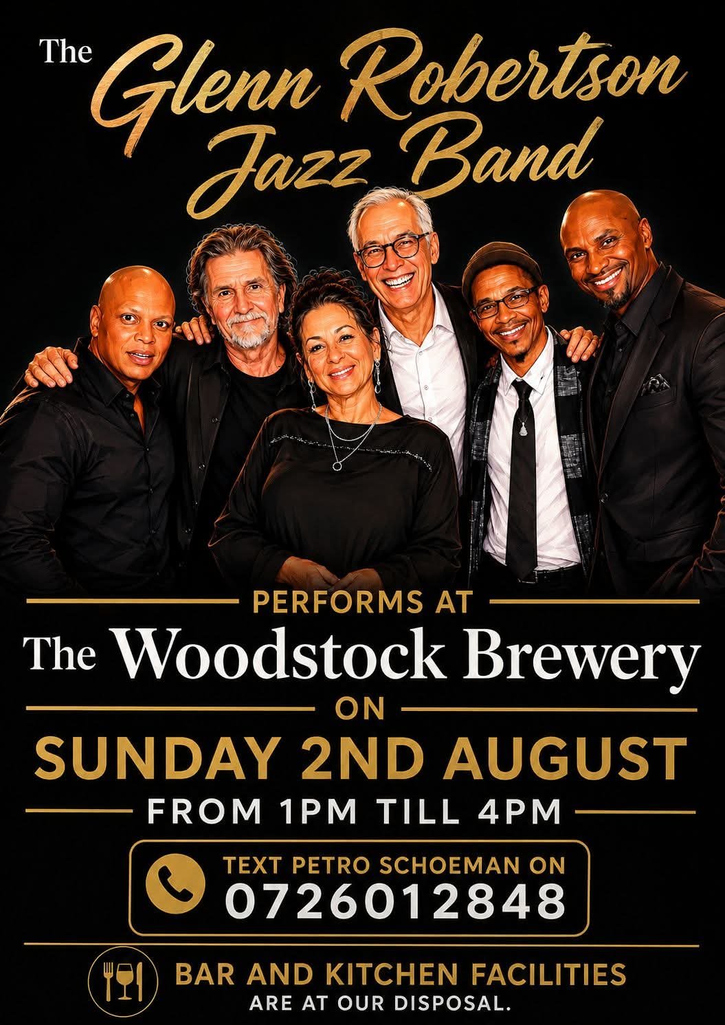 THE GLENN ROBERTSON JAZZ BAND @ Woodstock Brewery 2 Aug