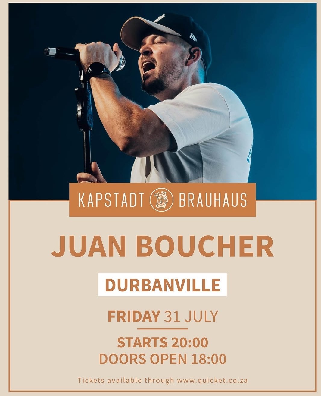 Juan Boucher @ Kapstadt Brauhaus, Durbanville · 7550 31 Jul