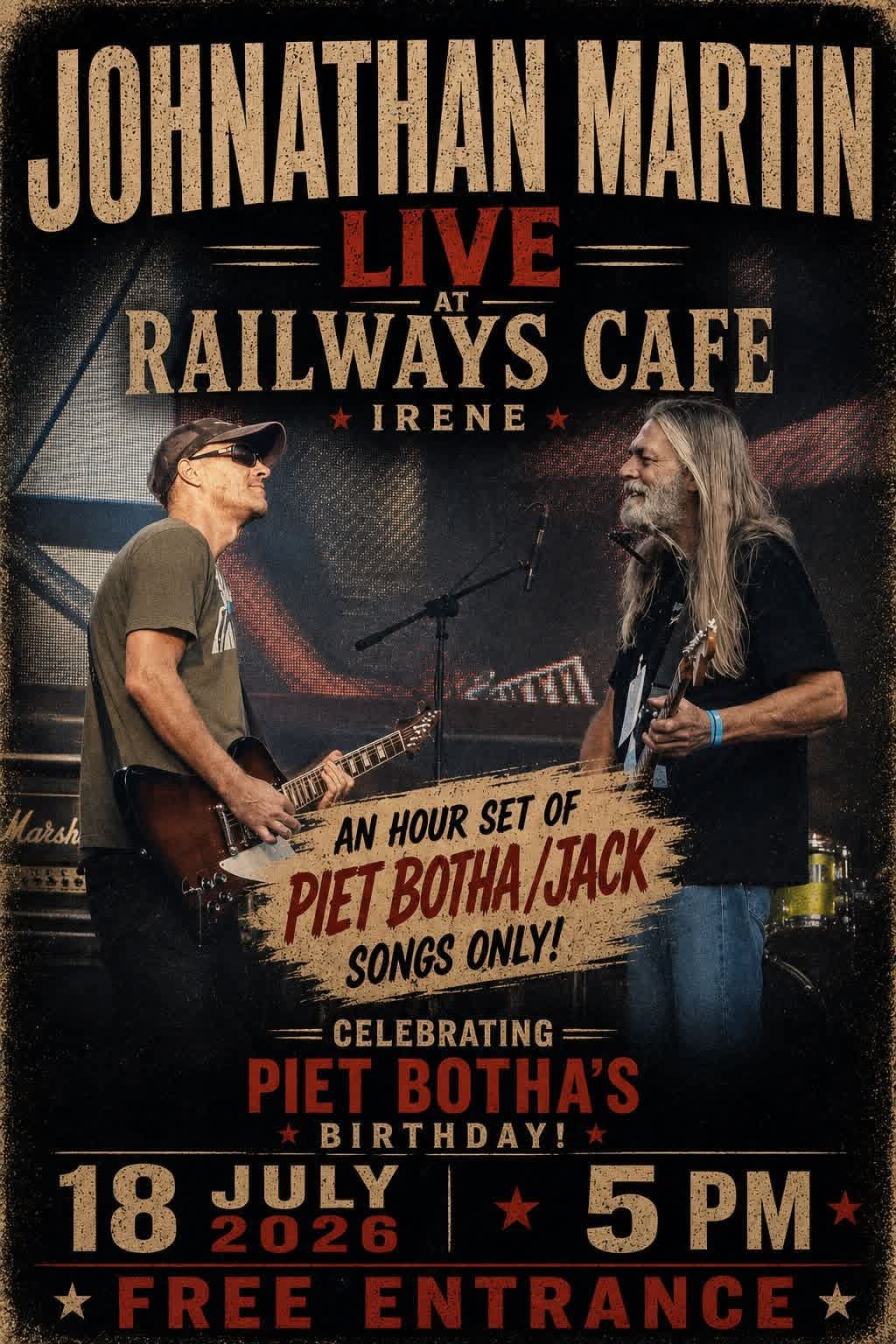 Johnathan Martin @ Railways Cafe Irene 18 Jul
