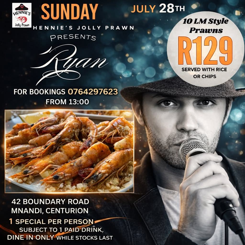 Ryan @ Hennie's Jolly Prawn 28 Jul