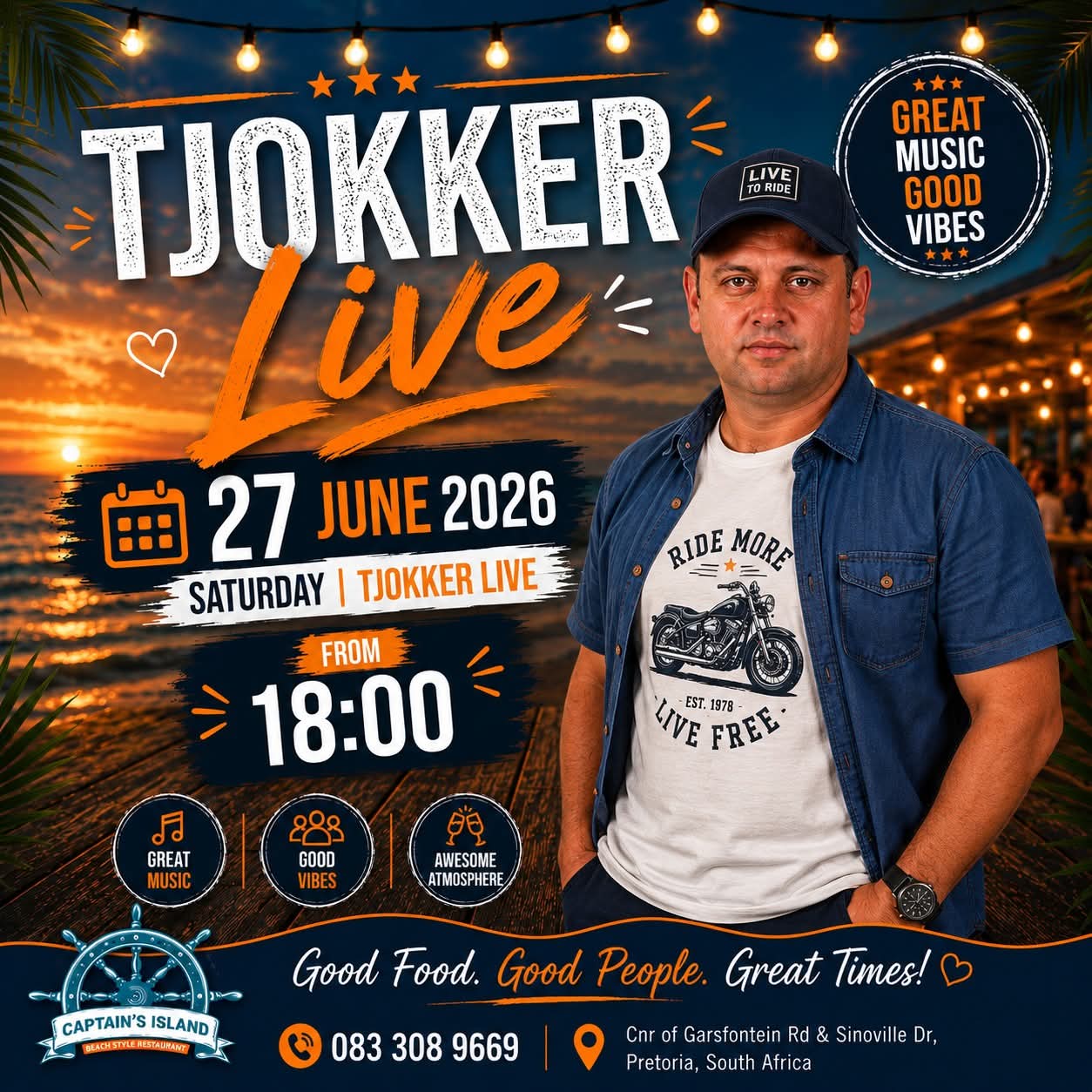 TJOKKER Live @ Captain's Island
