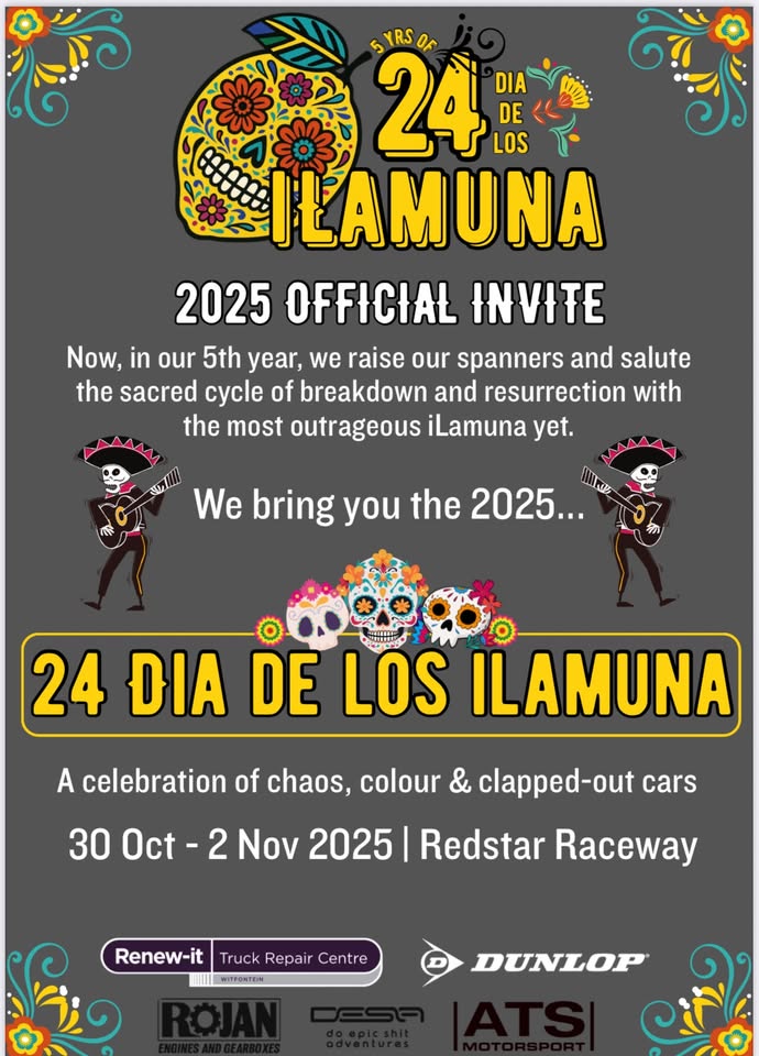 24hr Dia De Los iLamuna – 5yr Anniversary Race! @ Redstar Raceway Delmas 31 Oct - 2 Nov - Image 1