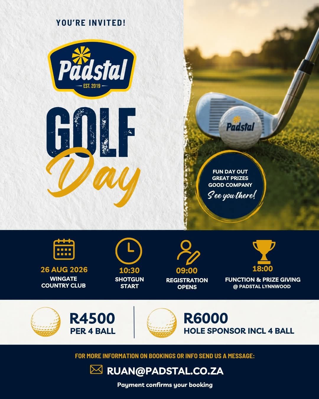 Padstal Golf Day