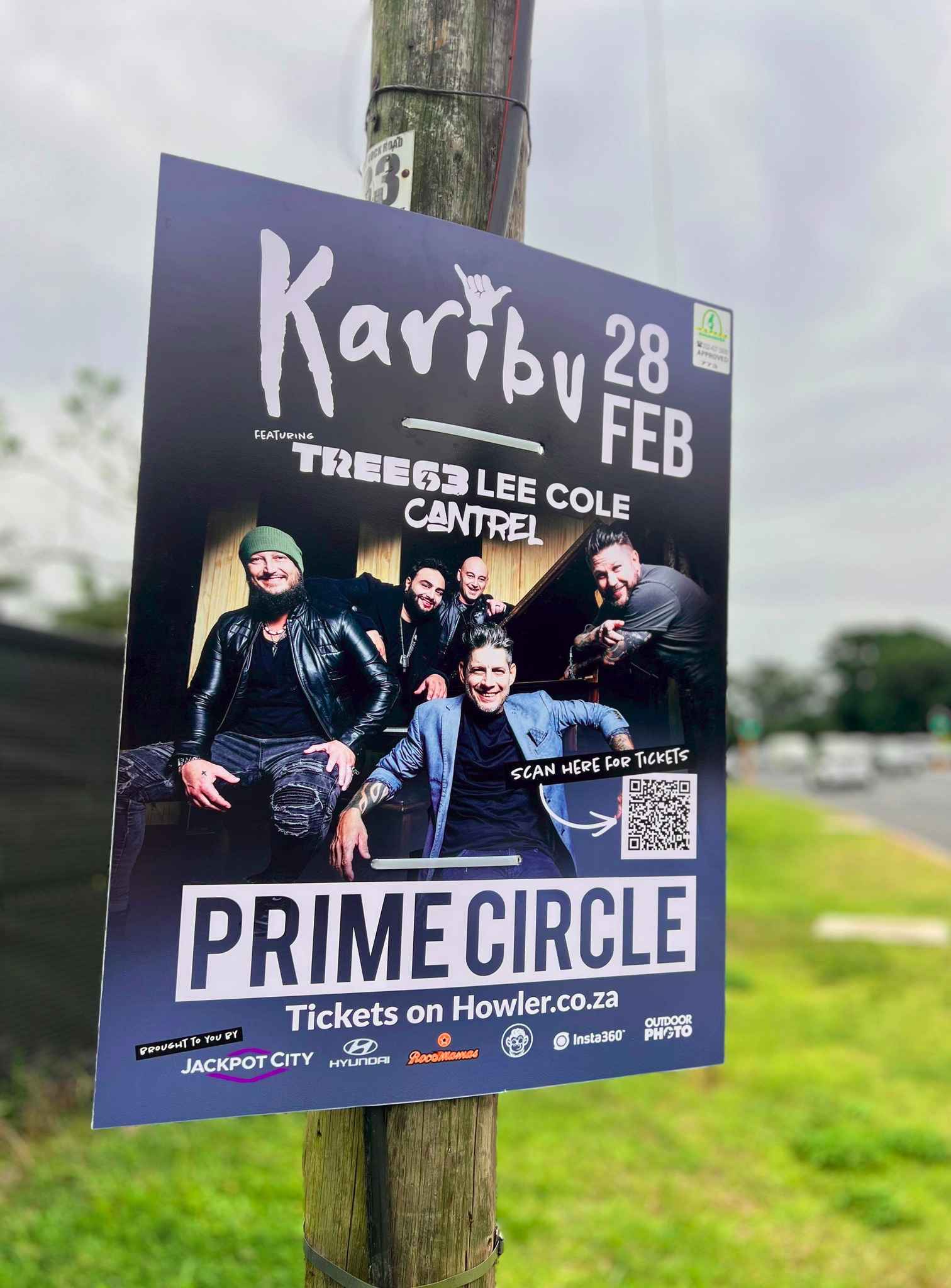 Prime Circle, Tree63, Lee Cole, Cantrel @ Karibu 28 Feb