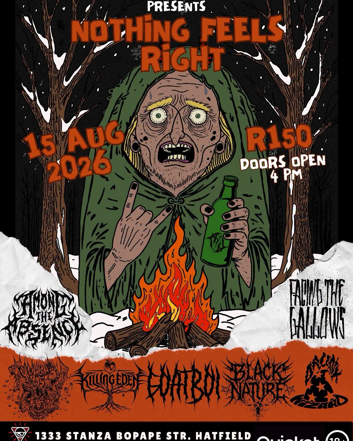 Nothing Feels Right @ Hotstix Music & Pool Bar 15 Aug