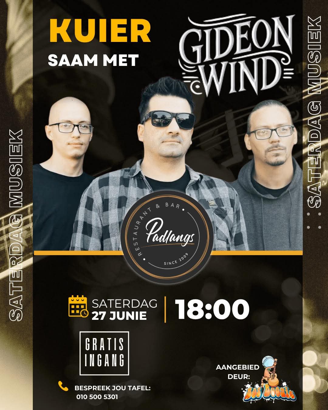 Gideon Wind @ Padlangs 27 Jun