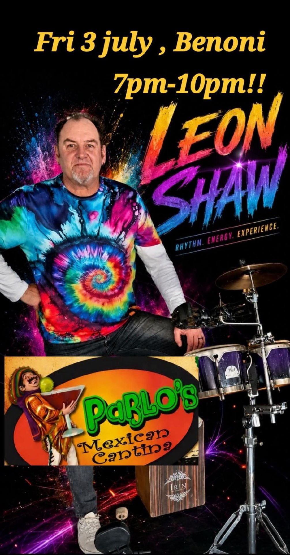 Leon Shaw Syndicate @ Pablo's Mexican Cantina · Benoni 3 Jul