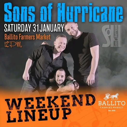 Sons of Hurricane @ Ballito Farmers Market 31 Jan - Image 1