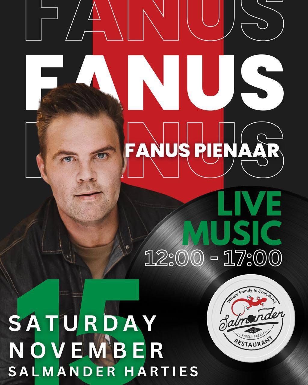 Fanus Pienaar @ Salmander Harties 15 Nov