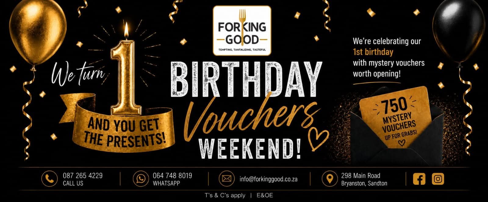 Forking Good's 1st Birthday