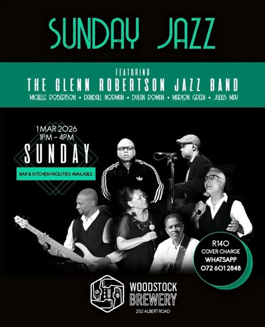 THE GLENN ROBERTSON JAZZ BAND SUNDAY @ JAZZ Woodstock Brewery - 1 Mar - Image 1