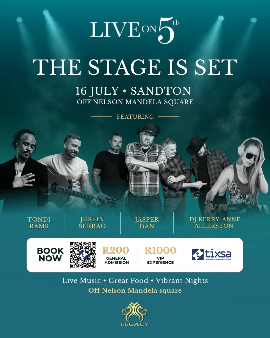 Justin Serrao & Jamie Hendry @ LIVE on 5th, Sandton 16 Jul - Image 1