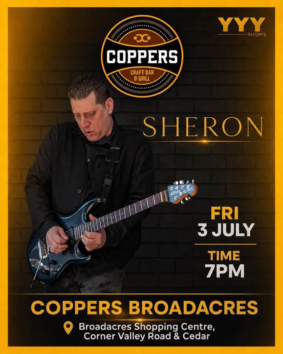 Sheron @ Coppers Craft Bar & Grill, Broadacres · Broadacres 3 Jul