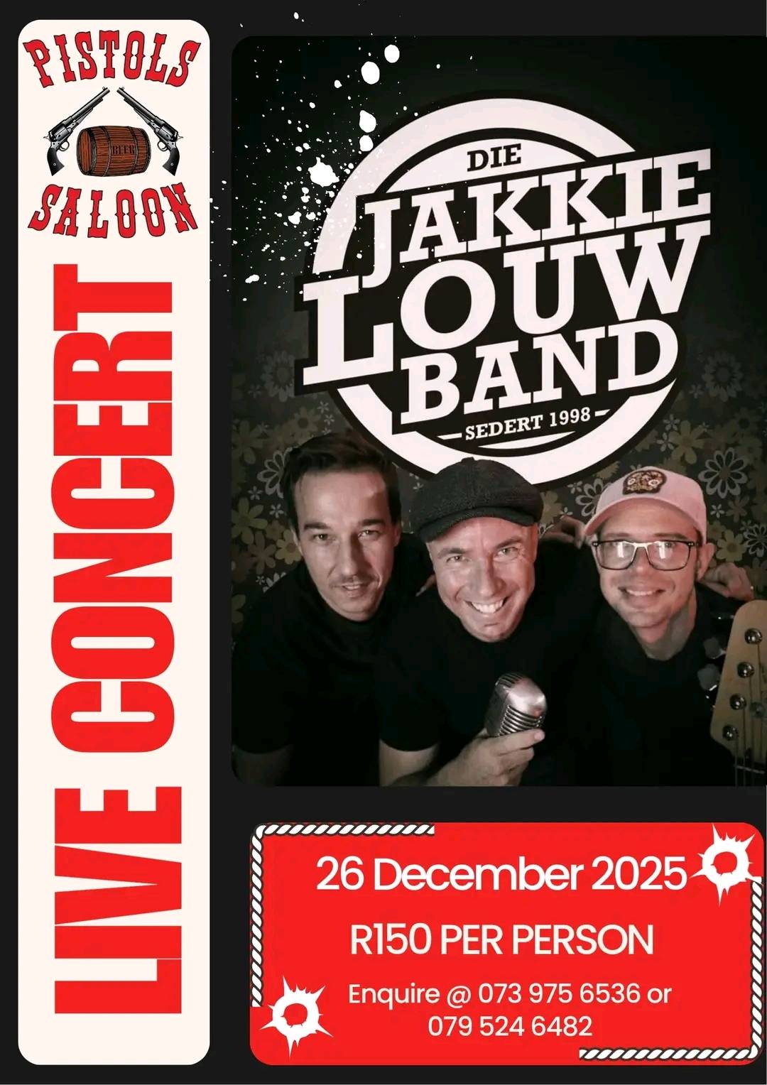 Jakkie Louw & Band @ Pistols Saloon, Ramsgate 26 Dec