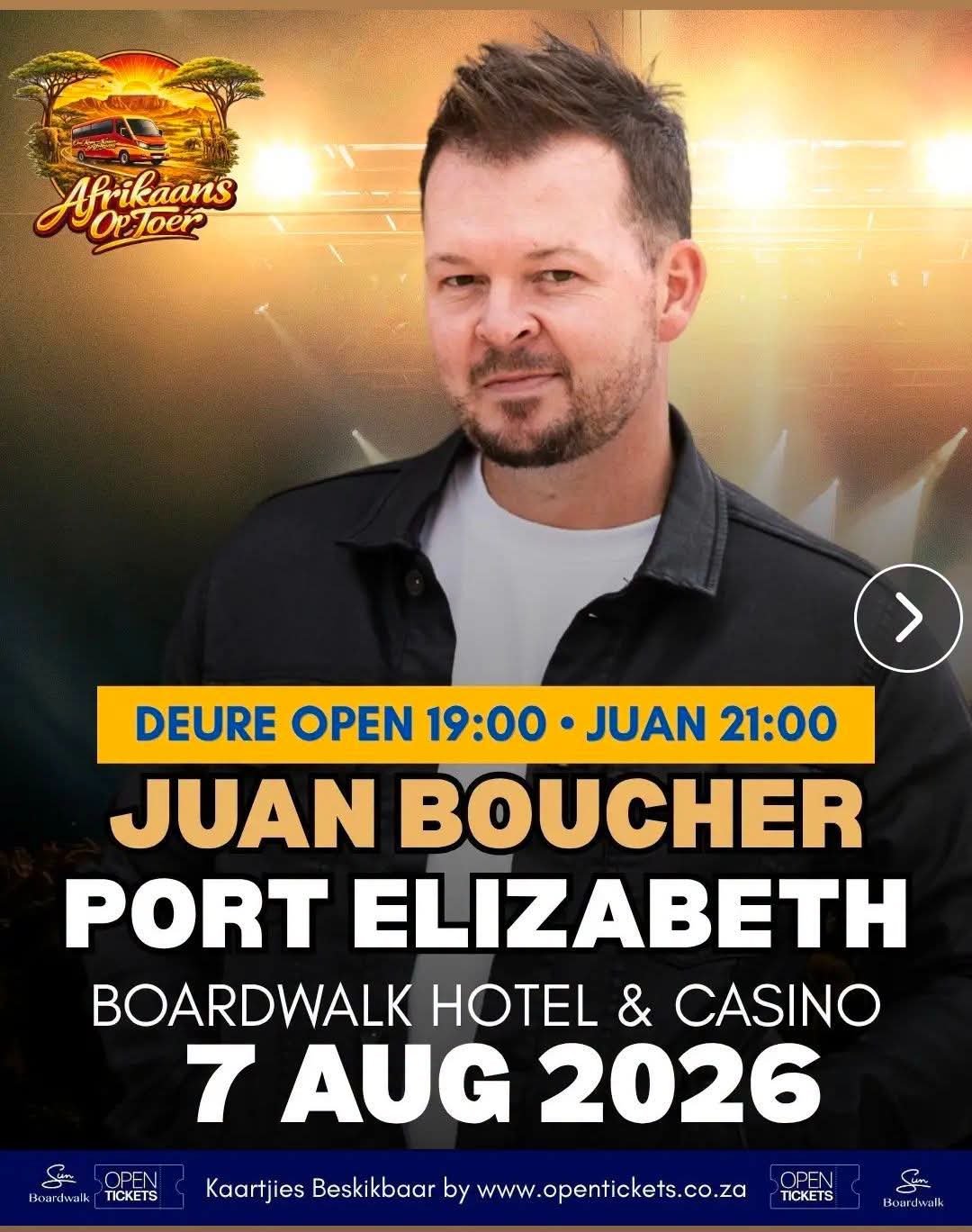 Juan Boucher @ Boardwalk Hotel and Casino 7 Aug